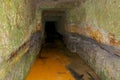 Old Etrurian sulfur quarry, Monterano natural park, Italy Royalty Free Stock Photo