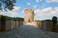 Old european castle tower gate Royalty Free Stock Photo
