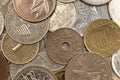 Old european coins Royalty Free Stock Photo