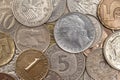Old european coins Royalty Free Stock Photo