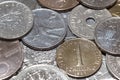 Old european coins Royalty Free Stock Photo
