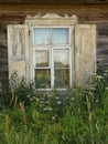 Old European farmhouse window Royalty Free Stock Photo