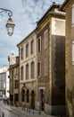 Old european streets in small village