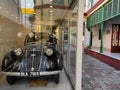 An old expensive vintage car kept preserved at the museum of Netaji Subhas Chandra Bose at his residence after his escape.