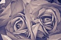 Old Fabric Roses Royalty Free Stock Photo