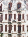 Old facade in Hanoi Royalty Free Stock Photo