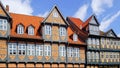 Old Fachwerk house in Wolfenbuttel. Royalty Free Stock Photo