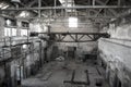 Old abandoned factory interior Royalty Free Stock Photo
