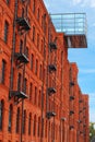 Old factory building in Manufactura rebuilt as a hotel in Lodz