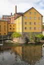 Old factory. Industrial landscape. Norrkoping. Sweden Royalty Free Stock Photo