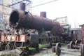 old rusty locomotive