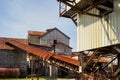 Old factory out of order scrapped