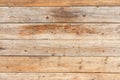 Old faded yellow pine natural wood flat background Royalty Free Stock Photo