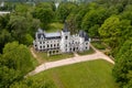 Stameriena Castle in Eastern Latvia after the facade reconstruction in 2019 Royalty Free Stock Photo