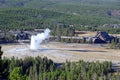 Old Faithful Geyser, Yellowstone National Park, Wyoming Royalty Free Stock Photo