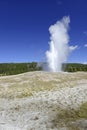 Old Faithful Geyser, Yellowstone National Park, Wyoming Royalty Free Stock Photo