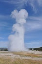 Old Faithful Geyser, Yellowstone National Park, Wyoming, USA Royalty Free Stock Photo