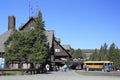 Old Faithful Inn and Bus