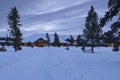 Old Faithful Snow Lodge, Winter, Yellowstone NP Royalty Free Stock Photo