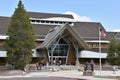 Old Faithful Visitor Center at Yellowstone National Park in Wyoming