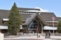 Old Faithful Visitor Center at Yellowstone National Park in Wyoming