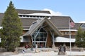 Old Faithful Visitor Center at Yellowstone National Park in Wyoming