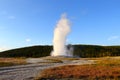 Old Faithful in Yellowstone national park, Wyoming