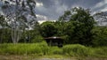 Old Falling Down Bush Hut In The Country Royalty Free Stock Photo