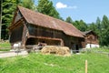 Old family house and farm in Ballenberg Royalty Free Stock Photo