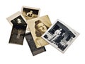 Old Family Photos and Negatives Royalty Free Stock Photo