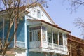 Old famous architecture exterior, Gudiashvili square in old town and city center of Tbilisi Royalty Free Stock Photo