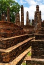 Old famous temple, Wat Yai Chaimongkol Ayutthaya, Thailand, Ayuthaya