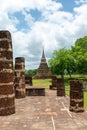 Old famous temple, Wat Yai Chaimongkol Ayutthaya, Thailand, Ayuthaya