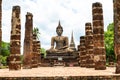 Old famous temple, Wat Yai Chaimongkol Ayutthaya, Thailand, Ayuthaya