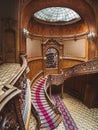 Old famous vintage interior of luxury Lviv museum
