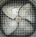 Old fan aircondition Royalty Free Stock Photo