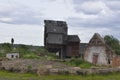 old farm building all forgotten and falling down. Royalty Free Stock Photo