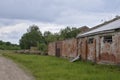 old farm building all forgotten and falling down. Royalty Free Stock Photo