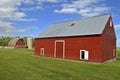 Old farm buildings: barn and granary Royalty Free Stock Photo