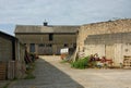 Old farm buildings in disrepair. Redevelopment opportunity. Royalty Free Stock Photo