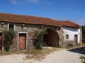 Old farm buildings in Fatima Portugal Royalty Free Stock Photo