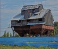 Old farm buildings . Royalty Free Stock Photo