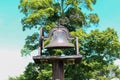 Old farm dinner bell Royalty Free Stock Photo