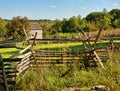 Old farm fences Royalty Free Stock Photo