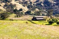 Old farm house, Sunol Regional Wilderness, San Francisco bay area, California Royalty Free Stock Photo