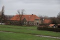 Old farm named Ver Hitland along the dike of the Hollandsche IJssel in the Netherlands