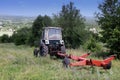 Old farm tractor Royalty Free Stock Photo