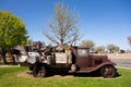 An old farm truck on display in texas