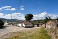 Old farm village in the Andean highlands