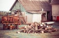 Old farm yard Royalty Free Stock Photo